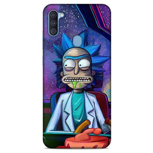 Samsung Galaxy A11 Uyumlu Kılıf Rick And Morty (45) Liquid Air Kılıf Decoy