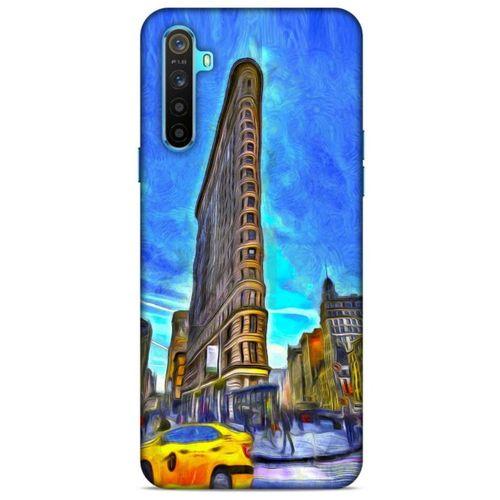 Oppo Realme 6i Kılıf Dünya Mimarisi (7) Telefon Kılıfı Flat Iron New York