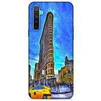 Oppo Realme 6i Kılıf Dünya Mimarisi (7) Telefon Kılıfı Flat Iron New York
