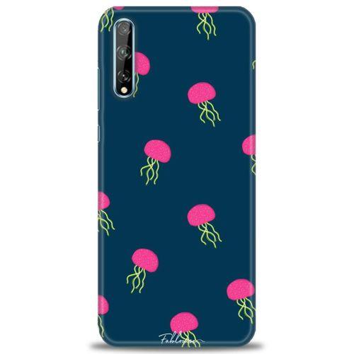 Huawei P Smart S Kılıf HD Baskılı Kılıf - Ahtapotlar + Tam Ekran Koruyucu