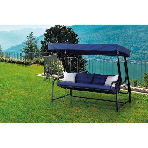 Mandella Gondol Üç Kişilik Metal Salıncak (Minder Hediyeli)