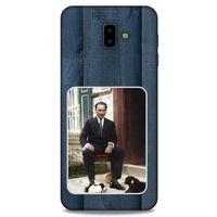 Samsung Galaxy J6 Plus Kılıf Atatürk (37) Silicone Cover Laci Ahşap