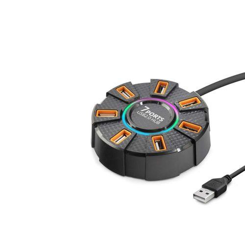 Usb Hub 7*Usb 1.2M Siyah HDX7035