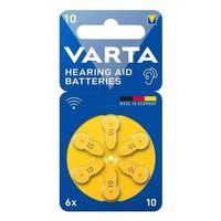 Varta 10 Numara Kulaklık İşitme Cihazı Pili (6'lı Paket)