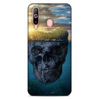 Lopard Samsung Galaxy A60 Uyumlu Kılıf Manipülasyon ☻ (16) Kalın Kılıf Desenli