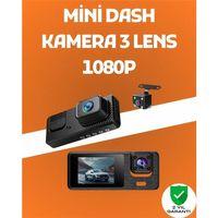 3 Kanallı Araç Dvr – Ön + İç + Arka Kamera İle Tam Kapsama, Yüksek Güvenlik