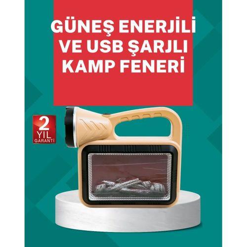 Alev Efektli Güneş Enerjili Lamba – Su Geçirmez