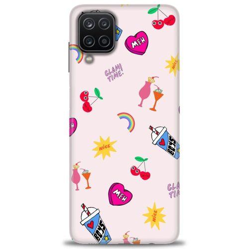 Samsung Galaxy M12 Kılıf HD Baskılı Kılıf - Glam Time + Tam Ekran Koruyucu