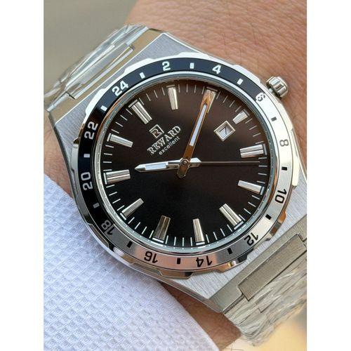 Reward Çelik Kordon 5 Atm Suya Dayanıklı Takvimli Kadran 2 Yıl Garantili Erkek Kol Saati FT.GL.M01.3