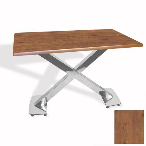 Dockers İks Masa Kromnikel (70x120 - Werzalit, Allzalit yada Wermodin Tabla) - Novagento