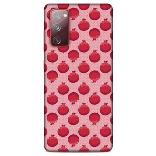 Frutix Nar 01 Samsung Galaxy S20 Fe Kılıf Desenli Silikon