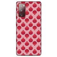 Frutix Nar 01 Samsung Galaxy S20 Fe Kılıf Desenli Silikon