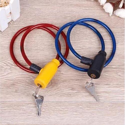 Zhltools İnce Bisiklet Kilidi Anahtarlı 6mm*65Cm