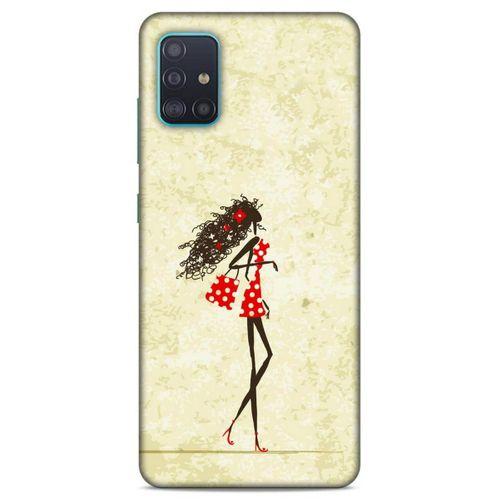 Lopard Samsung Galaxy A51 Uyumlu Kılıf Sürreal Yüzler ♀ (38) Neo Hybrid Kılıf Desenli