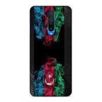 Xiaomi Poco X2 Uyumlu Kılıf Azarbaijan (5) Koruma Kabı Azeri Bayrak İllustre
