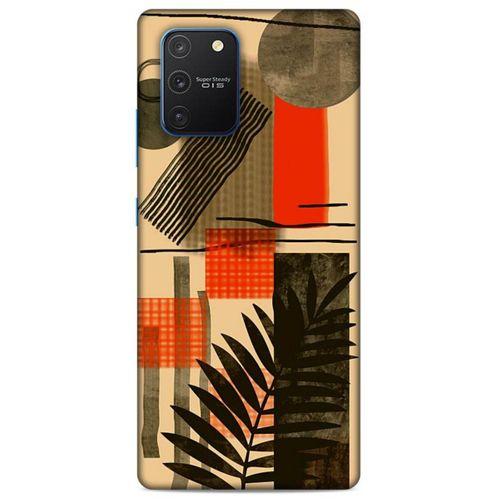 Lopard Samsung Galaxy S10 Lite Uyumlu Kılıf Soyut Sanat (44) Desenli Tough Armor Kılıf