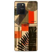 Lopard Samsung Galaxy S10 Lite Uyumlu Kılıf Soyut Sanat (44) Desenli Tough Armor Kılıf