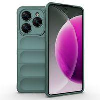 Tecno Spark 20 Pro 4G Kılıf Esnek TPU Oyuklu Arka Yüzey Tasarımlı Zore Etnik Silikon Kapak