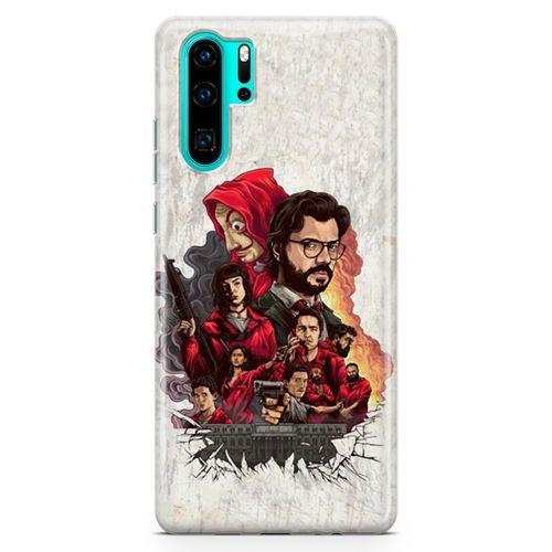 Huawei P30 Pro Kılıf La Casa De Papel Arka Kapak Koruma Desenli Full Koruyucu