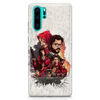 Huawei P30 Pro Kılıf La Casa De Papel Arka Kapak Koruma Desenli Full Koruyucu