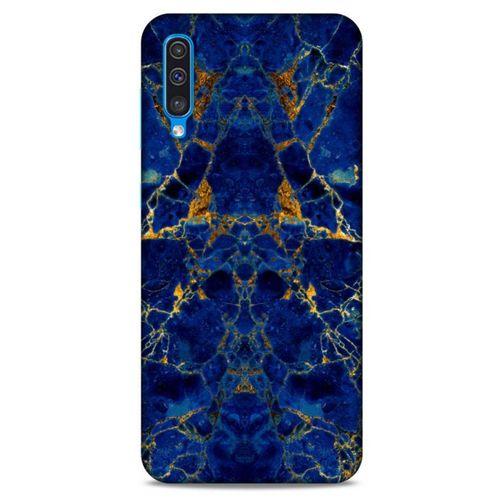 Samsung Galaxy A50 Uyumlu Kılıf Mavi Delisi (3) Kapak Suluboya