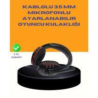 Kırmızı  Kulaklığı Bilgisayar Uyumlu Stereo Yüksek Ses Kaliteli