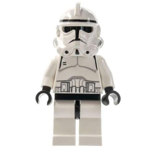 Lego Minifigür Clone Trooper (Phase 2) Black Head sw0126