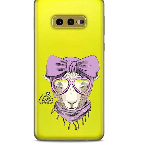 Zoologix (53) Samsung Galaxy S10e Şeffaf Kılıf Silikon Desenli