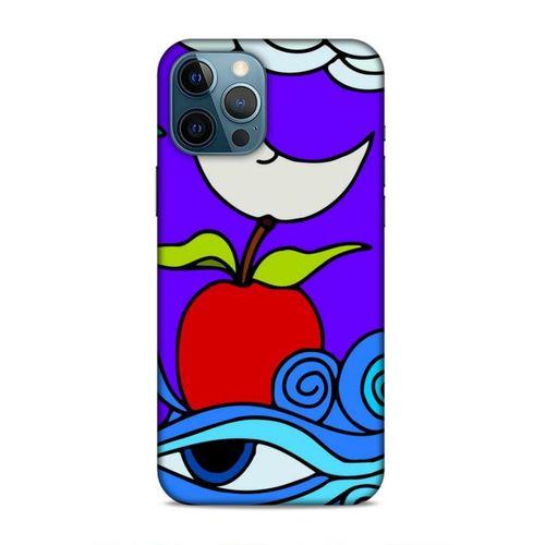Apple iPhone 12 Pro Max Uyumlu Kılıf Face'X 9 Kılıf Ay Elma