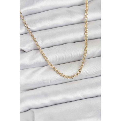 CM Gold Renk Pirinç Halkalı Model Kadın Kolye