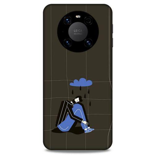 Lopard Huawei Mate 40 Pro Uyumlu Kılıf Depresyon (33) Hybrid Kılıf