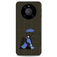 Lopard Huawei Mate 40 Pro Uyumlu Kılıf Depresyon (33) Hybrid Kılıf