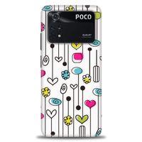 Xiaomi Poco M4 Pro 4G Kılıf HD Baskılı Kılıf - lambalar + Tam Ekran Koruyucu