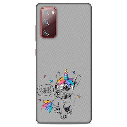 Animax Unicorn Dog Samsung Galaxy S20 Fe Kılıf Desenli Silikon