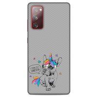 Animax Unicorn Dog Samsung Galaxy S20 Fe Kılıf Desenli Silikon
