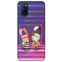 Oppo A72 Kılıf FunnyMaX (4) Koruma Kılıfı Mor Pembe