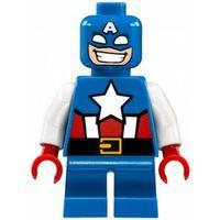 Lego Minifigür Captain America Short Legs sh0250