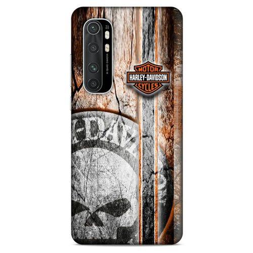 Xiaomi Mi Note 10 Lite Uyumlu Kılıf Motorsiklet (12) Koruyucu Silikon Harley Davidson
