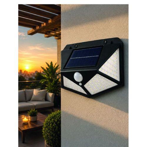 Sensörlü Solar Bahçe Lambası Geniş Açılı Led Aydınlatmalı Balkon Garaj Ve Bahçe Işığı
