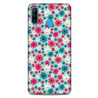 Lopard Huawei P30 Lite Uyumlu Kılıf Kediler (3) Kapak Çiçek ve Kedi