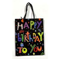 Happy Birthday Karton Hediye Poşeti 18X23Cm - 2 adet
