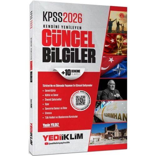 2026 KPSS Kendini Yenileyen Güncel Bilgiler 10 Deneme İlaveli Yediiklim Yayınları