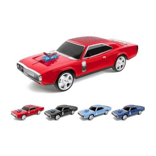 Kablosuz Hoparlör Bluetooth 1968 Retro Ride Araba Hoparlör ve FM Radyo USB SD AUX Girişli WS-1968 Kırmızı