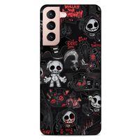 Samsung Galaxy S21 Uyumlu Kılıf Motorsiklet (30) Silicone Case İskelet