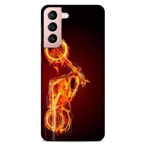 Lopard Samsung Galaxy S21 Uyumlu Kılıf FireX (44) Tough Armor Kılıf Motorsiklet