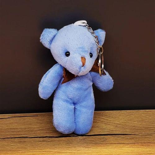 Mavi Hediyelik Kese İçinde Ayıcık