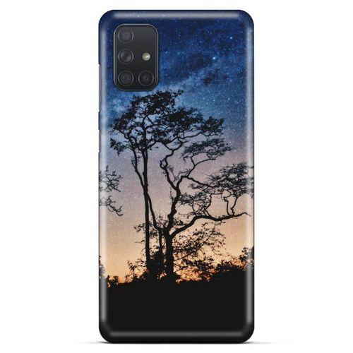 Lopard Samsung Galaxy M51 Uyumlu Kılıf Gece'S (23) Ultra Koruma Kılıfı Mavi
