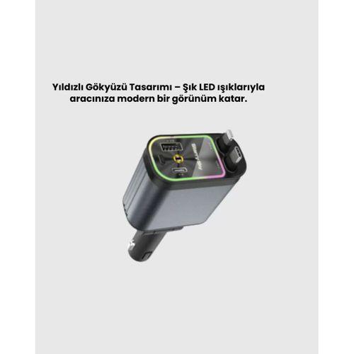 Renault, Peugeot, Citroen, Fiat Araçlar İçin Hızlı Şarjlı Araç Çakmaklık Adaptörü