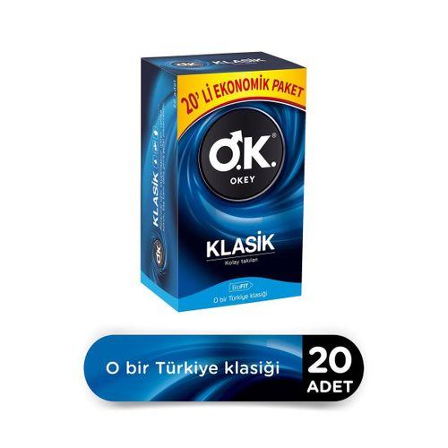 Okey Klasik Ekonomik 20'li Prezervatif