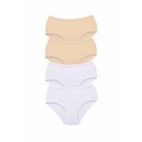 4 Adet Tutku Kadın Yüksek Bel Bato Kalın Lastik Külot S9